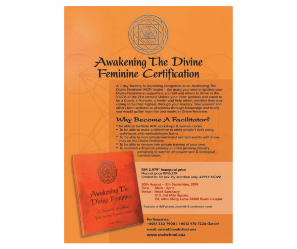 Awakening The Divine Feminine Book Certification Course by Sujata Nandy